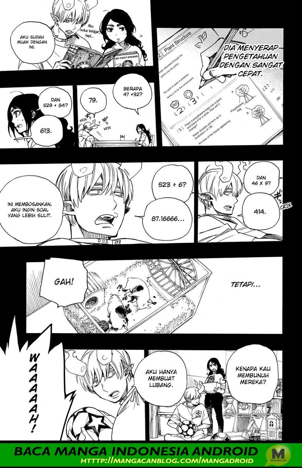 Ao no Exorcist chapter 105 halaman 21
