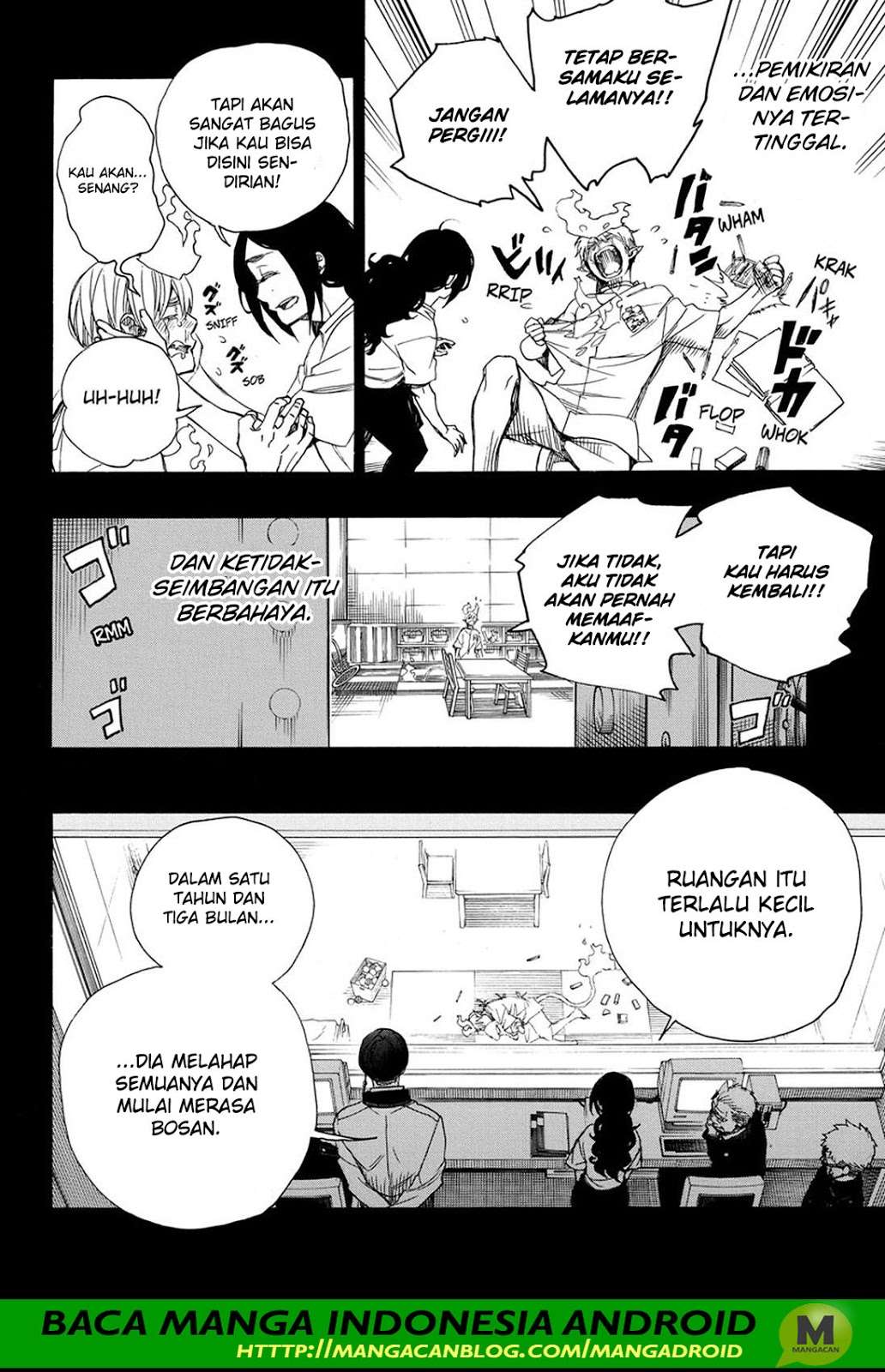Ao no Exorcist chapter 105 halaman 22