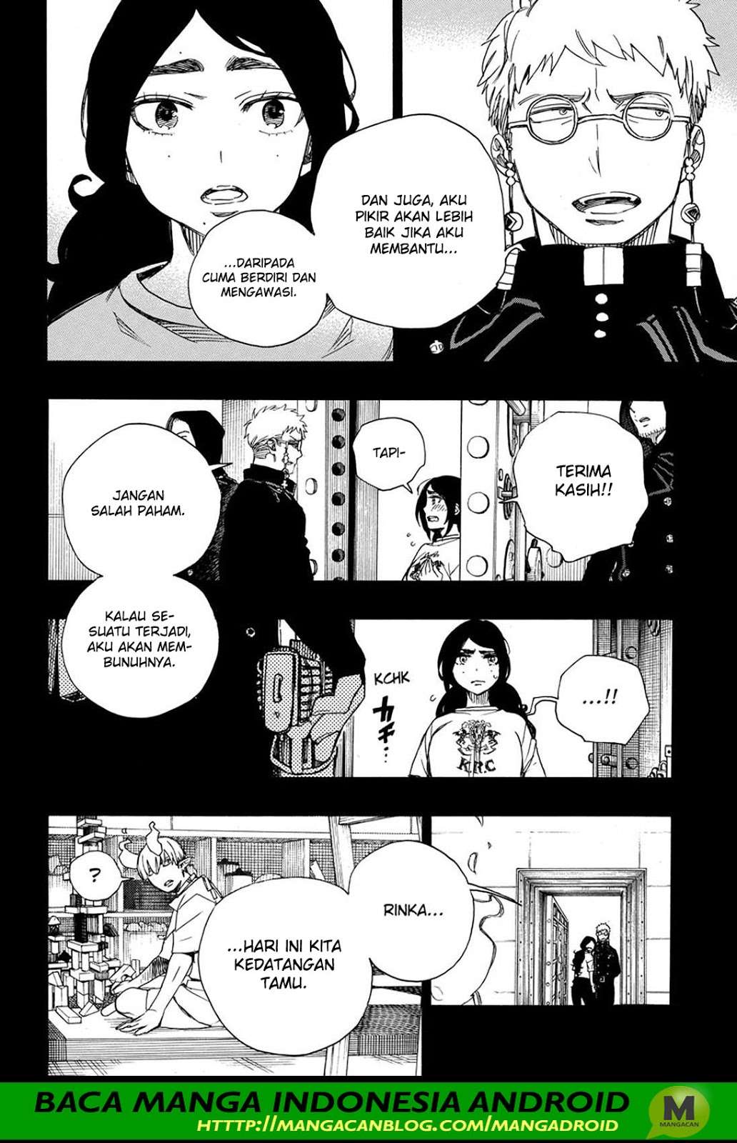 Ao no Exorcist chapter 105 halaman 24