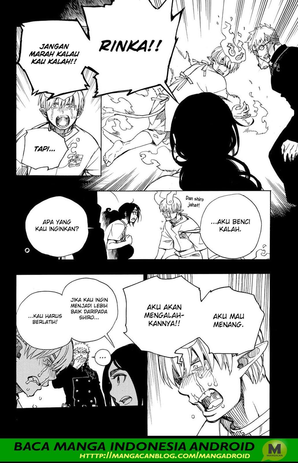 Ao no Exorcist chapter 105 halaman 28