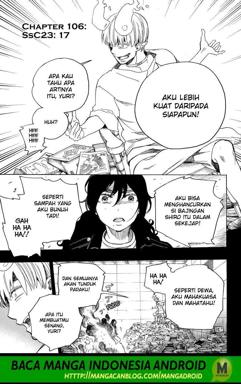 Ao no Exorcist Bab 109 halaman 1