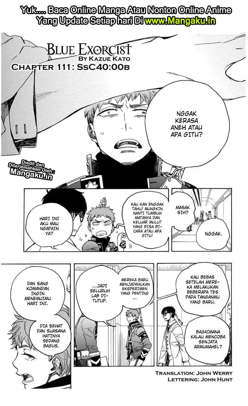 Ao no Exorcist Bab 111 halaman 2