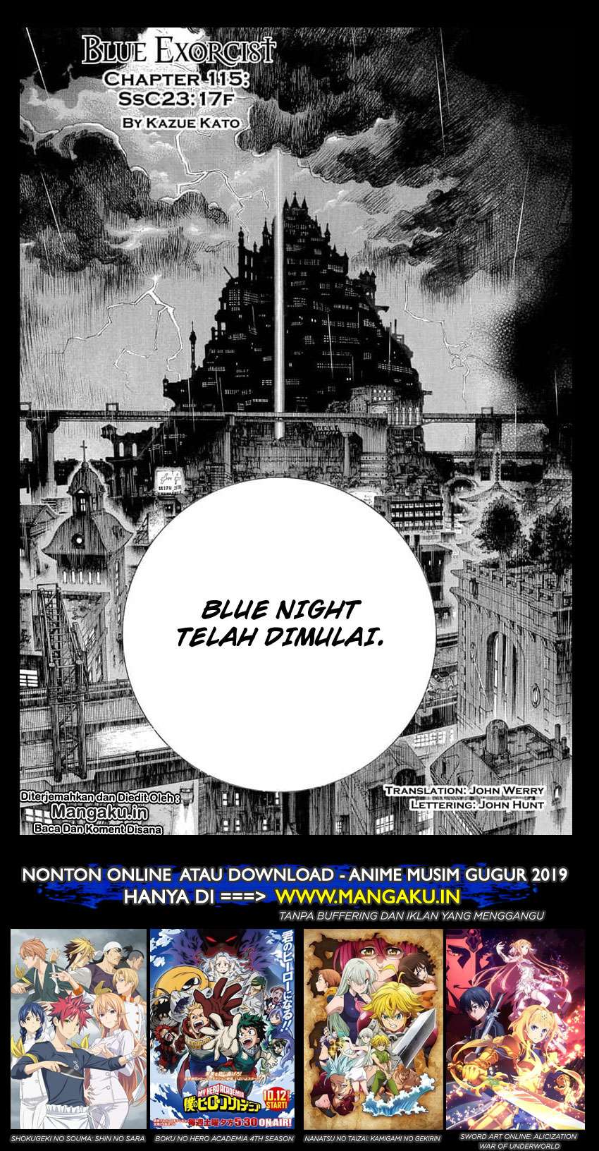 Ao no Exorcist chapter 115 halaman 2