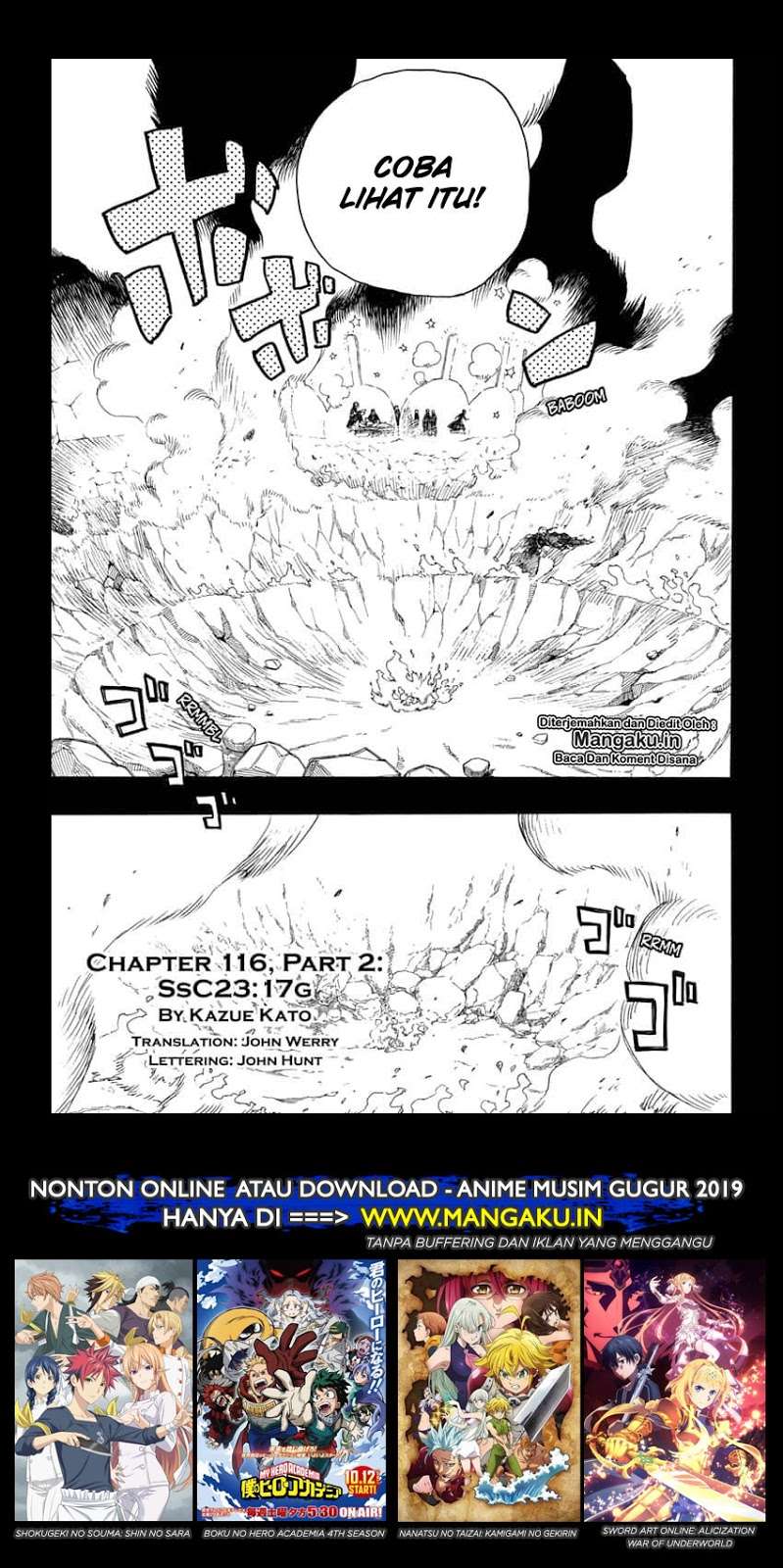 Ao no Exorcist chapter 116.2 halaman 2