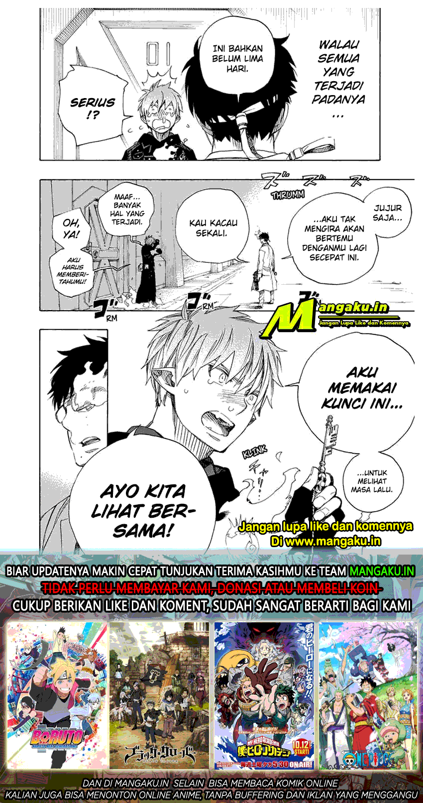 Ao no Exorcist Bab 121.1 halaman 21