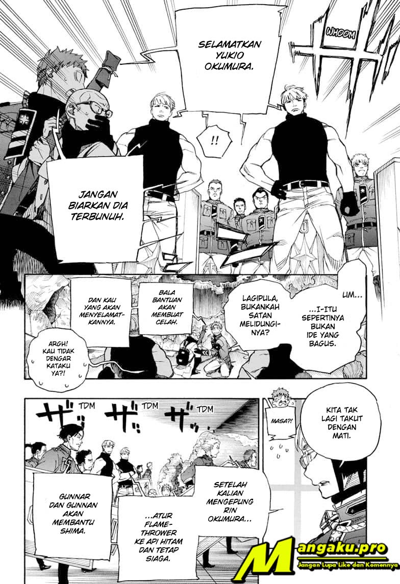 Ao no Exorcist chapter 124.1 halaman 7