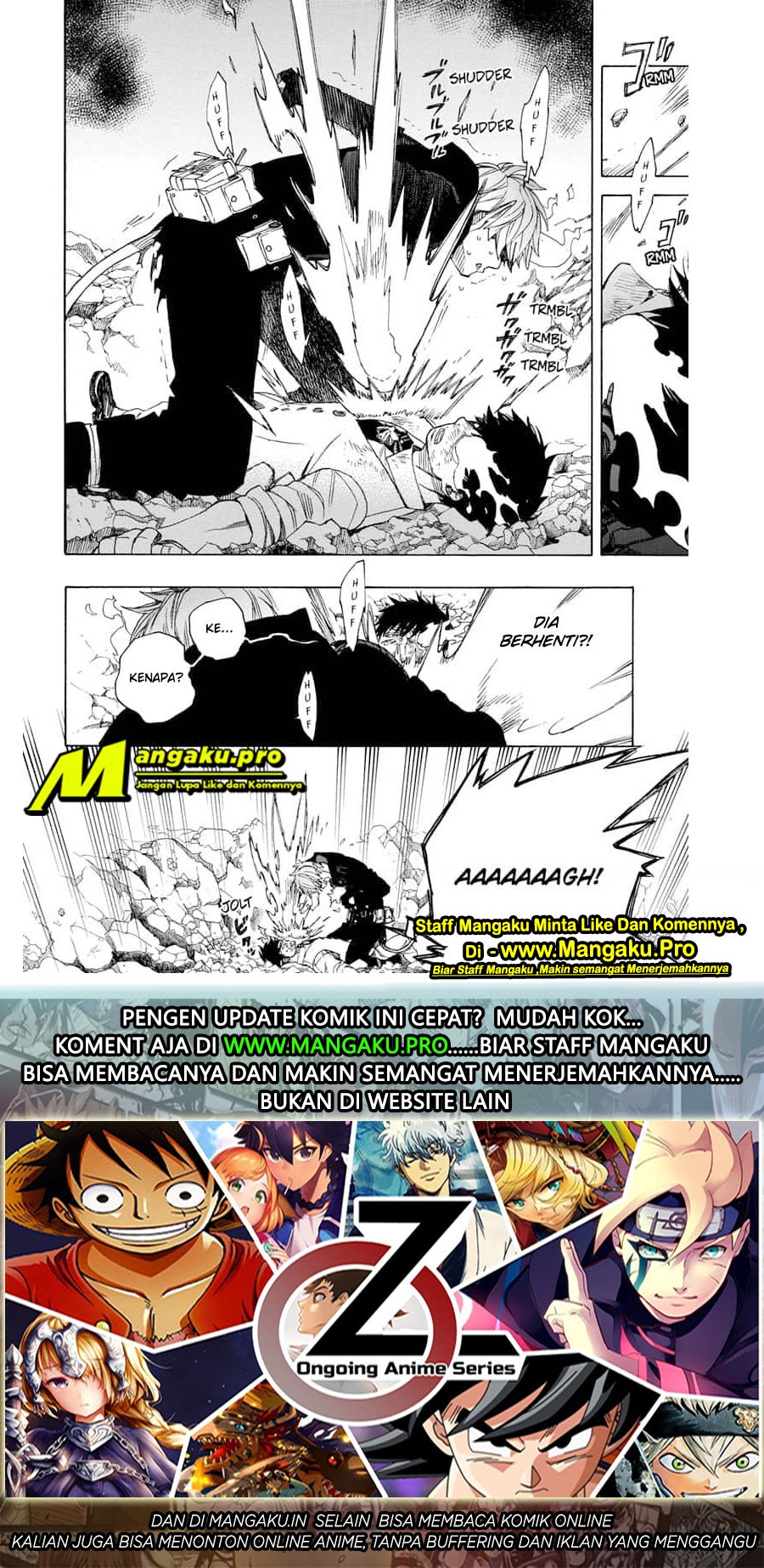 Ao no Exorcist chapter 124.1 halaman 17