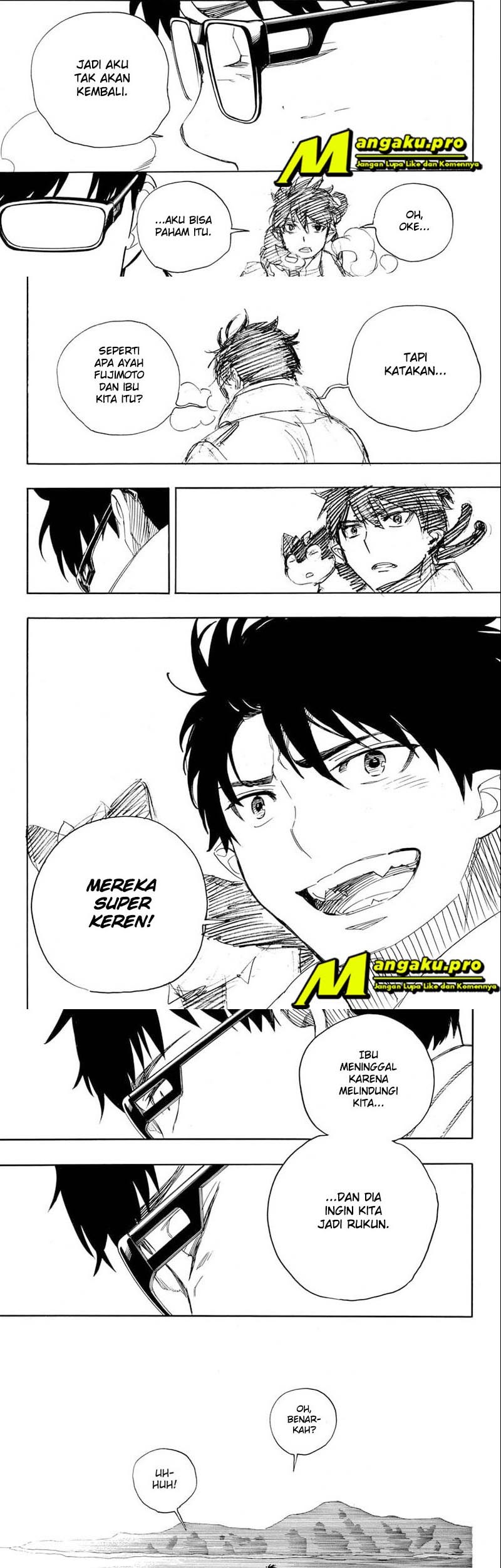 Ao no Exorcist chapter 128.2 halaman 3
