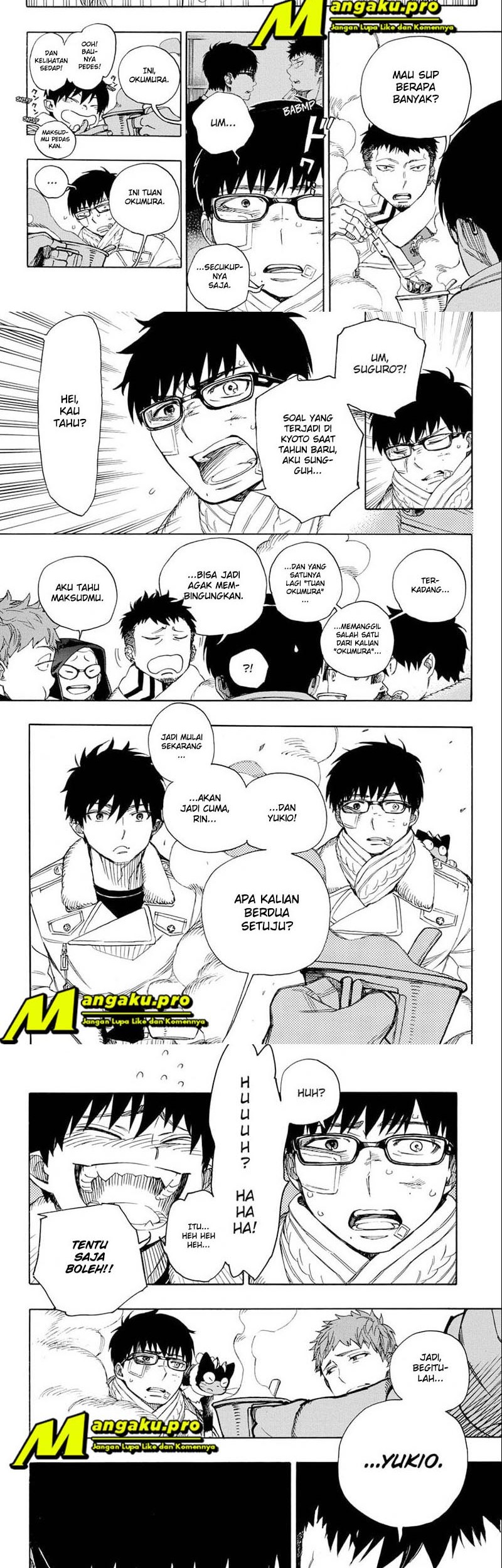 Ao no Exorcist chapter 128.2 halaman 6
