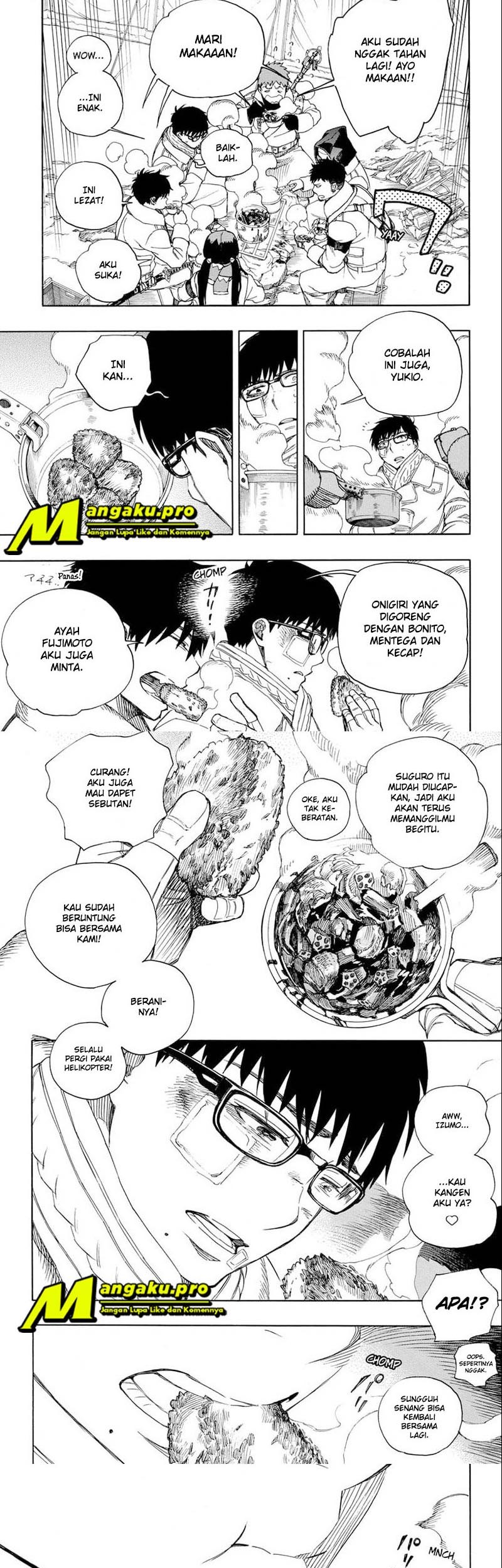 Ao no Exorcist chapter 128.2 halaman 8