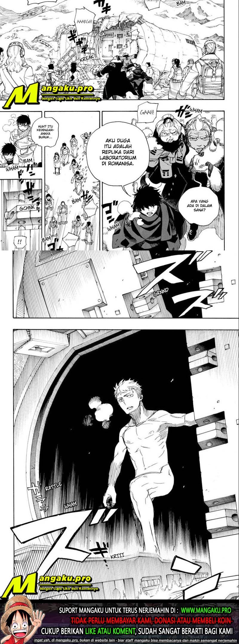 Ao no Exorcist chapter 128.2 halaman 10