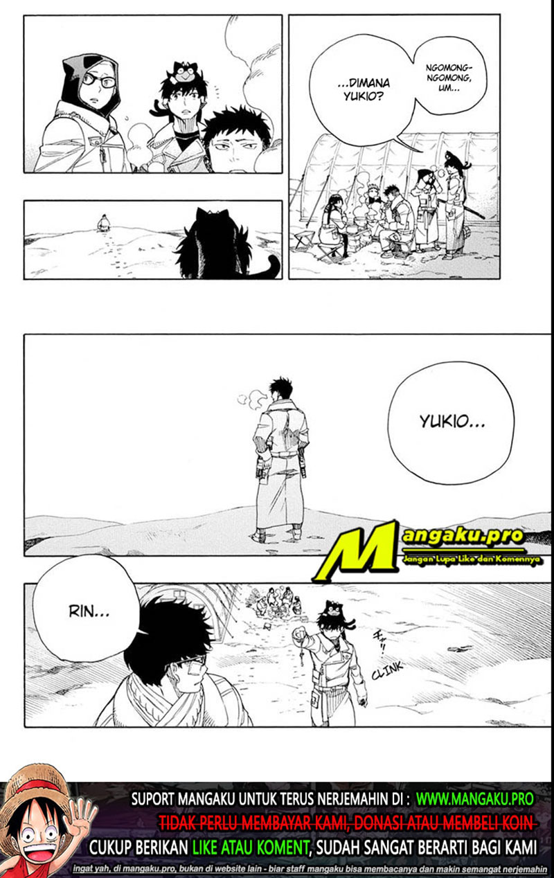 Ao no Exorcist chapter 128 halaman 17