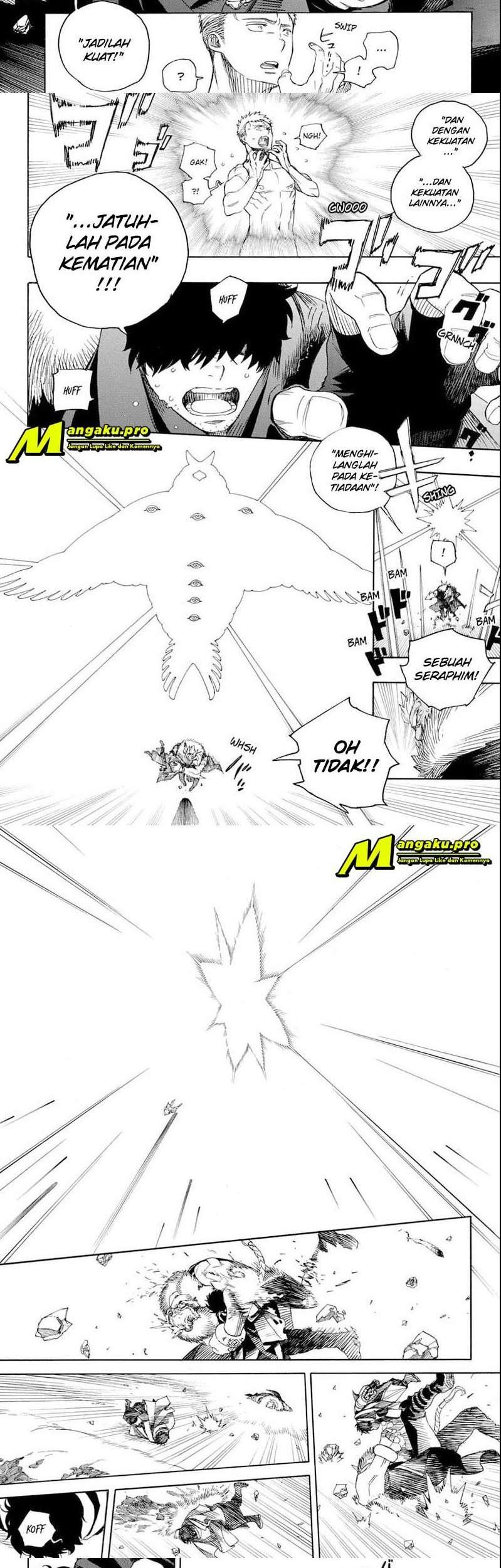 Ao no Exorcist chapter 129.1 halaman 7