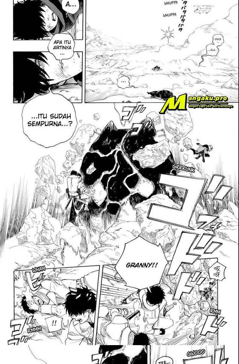 Ao no Exorcist chapter 129.1 halaman 8