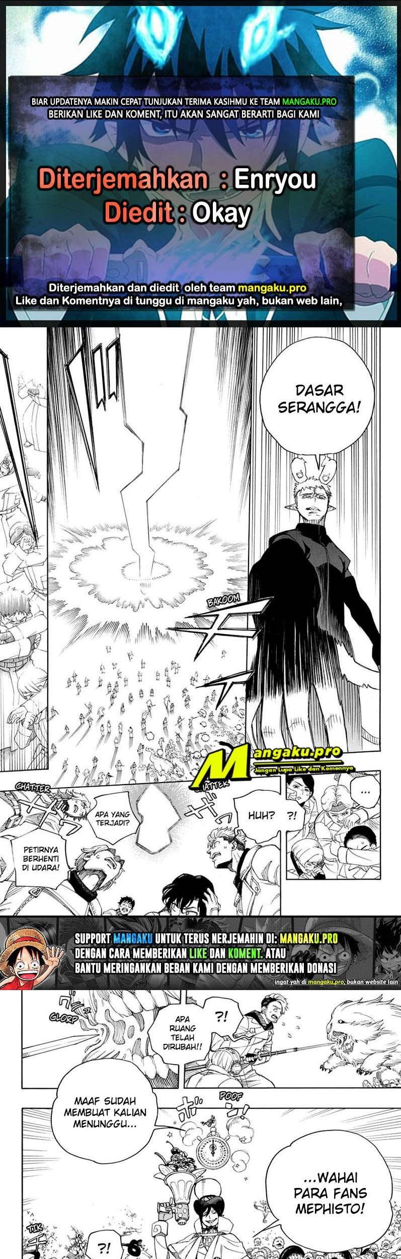 Ao no Exorcist chapter 130.2 halaman 1