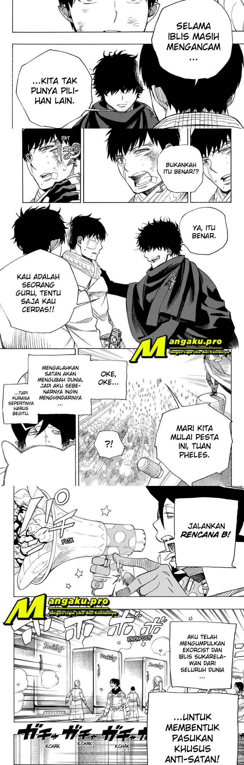Ao no Exorcist chapter 130.2 halaman 5