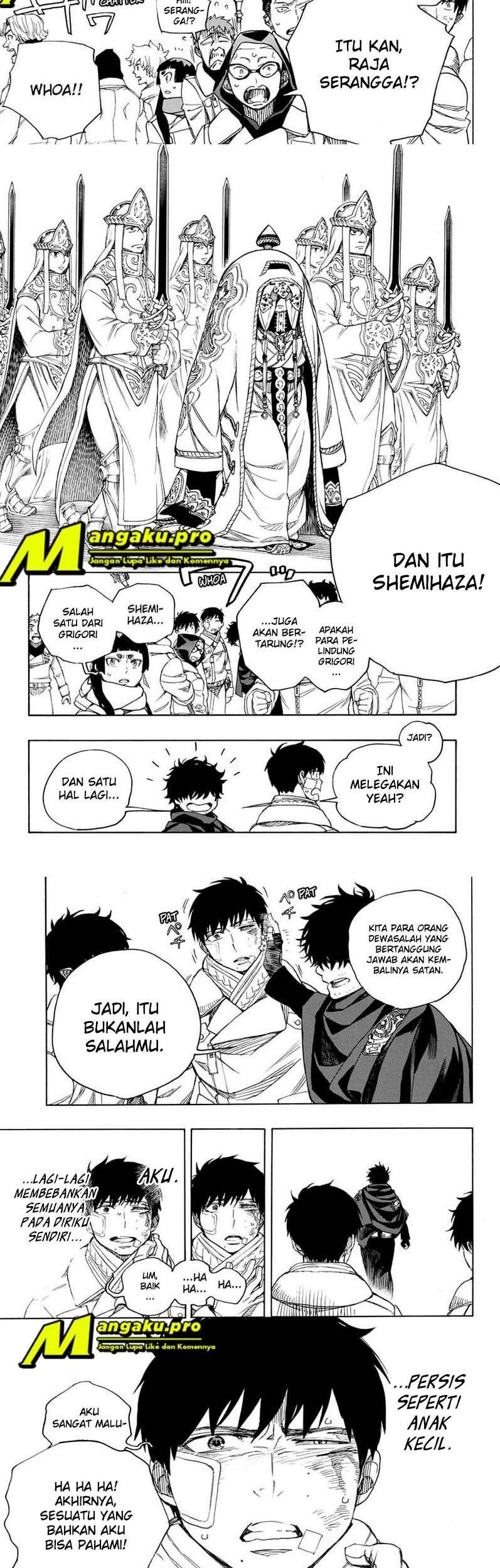 Ao no Exorcist chapter 130.2 halaman 7