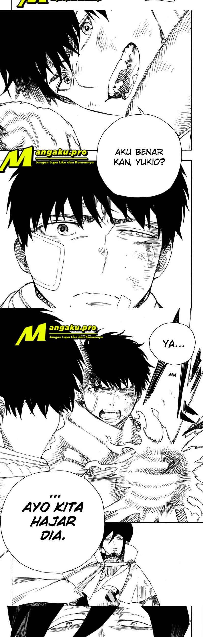 Ao no Exorcist chapter 130.2 halaman 9