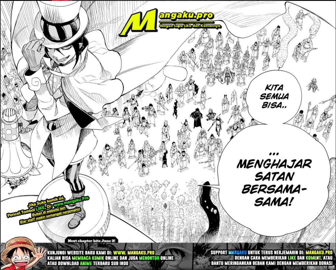 Ao no Exorcist chapter 130.2 halaman 11