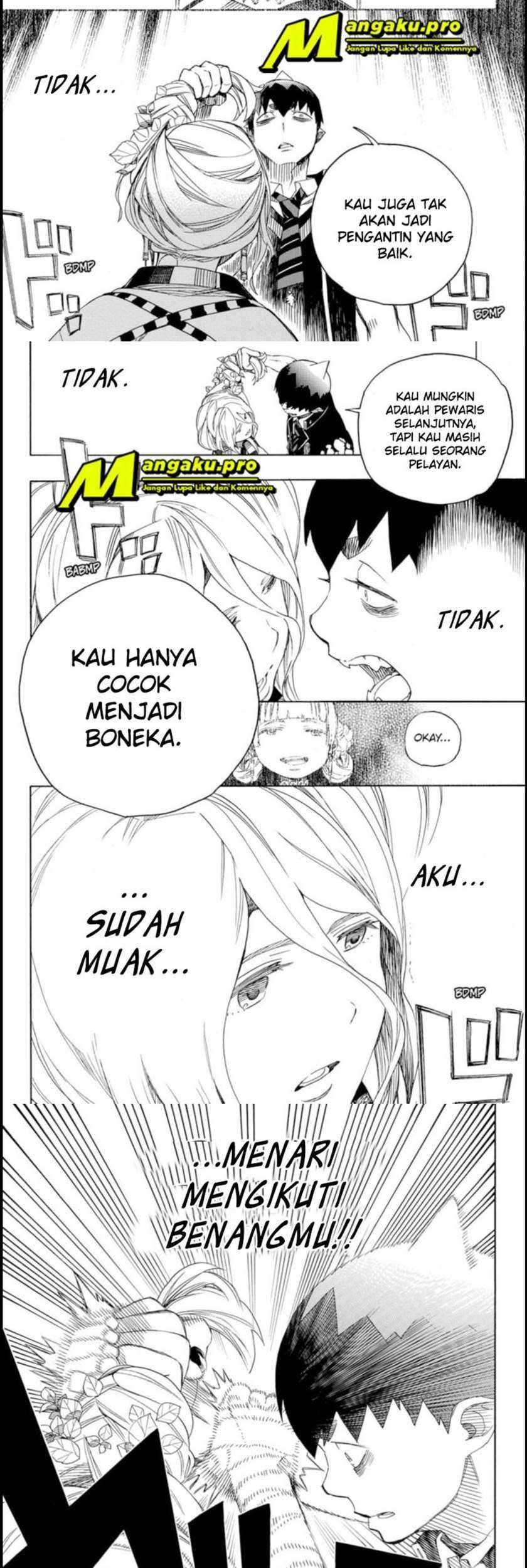 Ao no Exorcist chapter 131.1 halaman 9