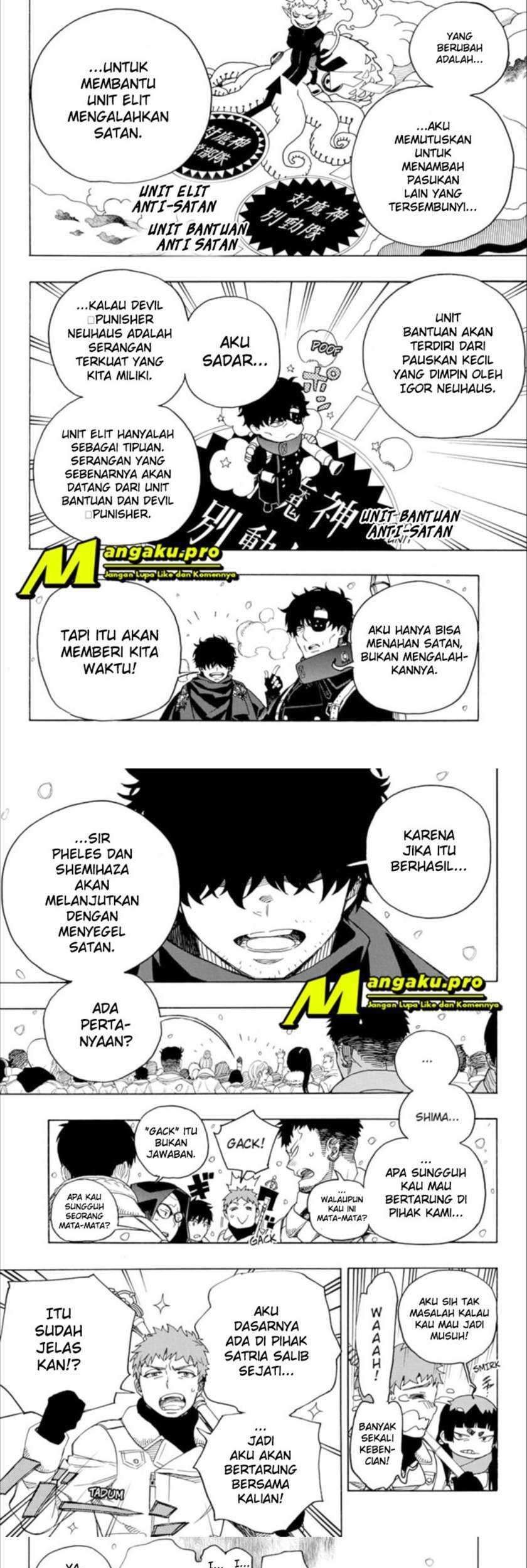 Ao no Exorcist chapter 131.2 halaman 3