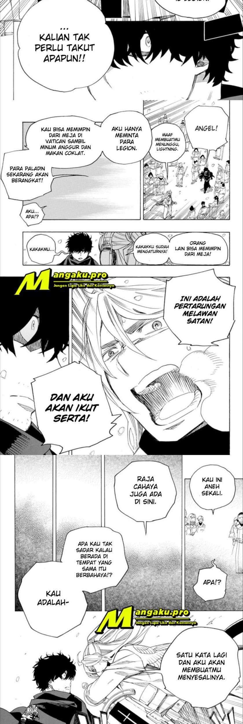 Ao no Exorcist chapter 131.2 halaman 7
