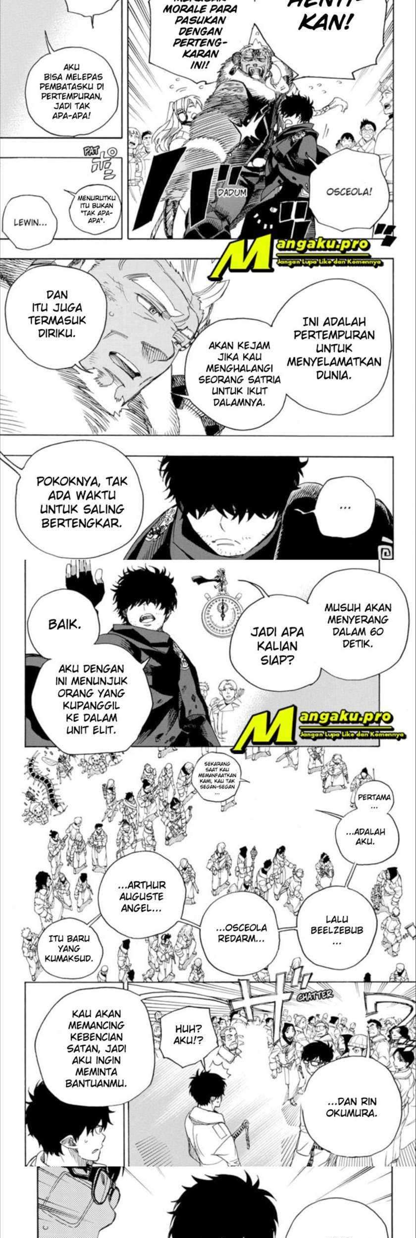Ao no Exorcist chapter 131.2 halaman 9