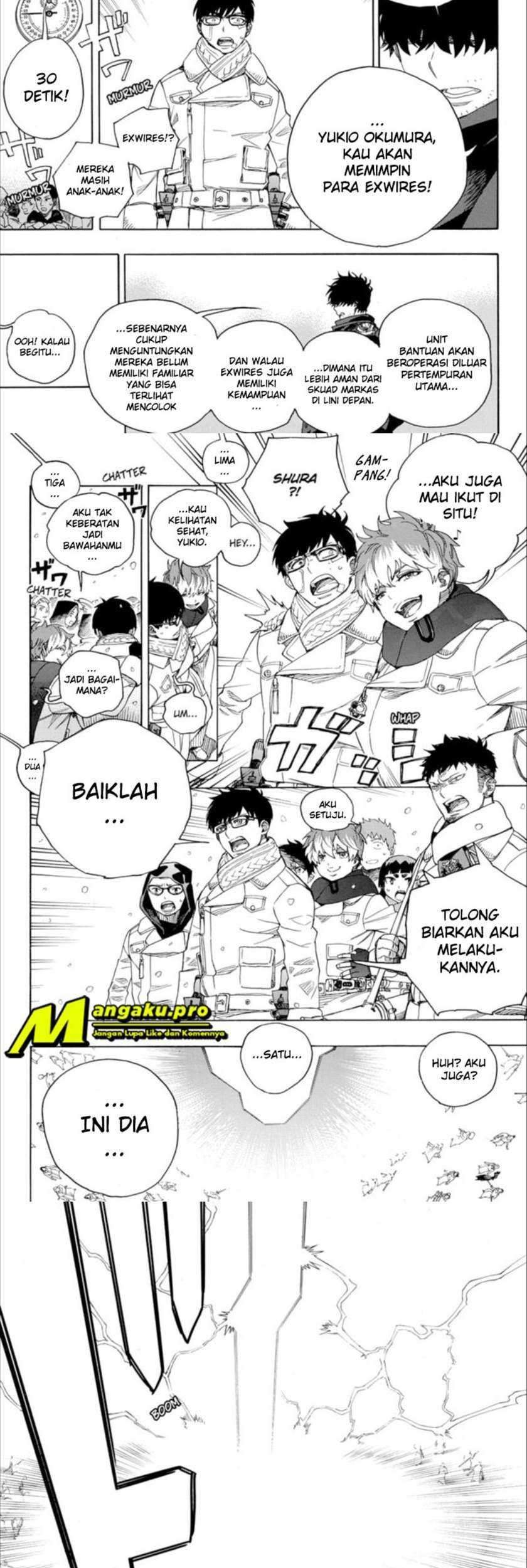 Ao no Exorcist chapter 131.2 halaman 11