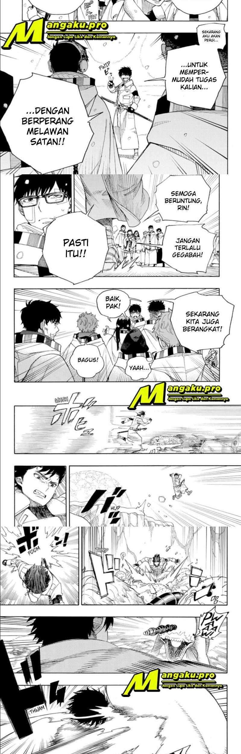 Ao no Exorcist chapter 132 halaman 11