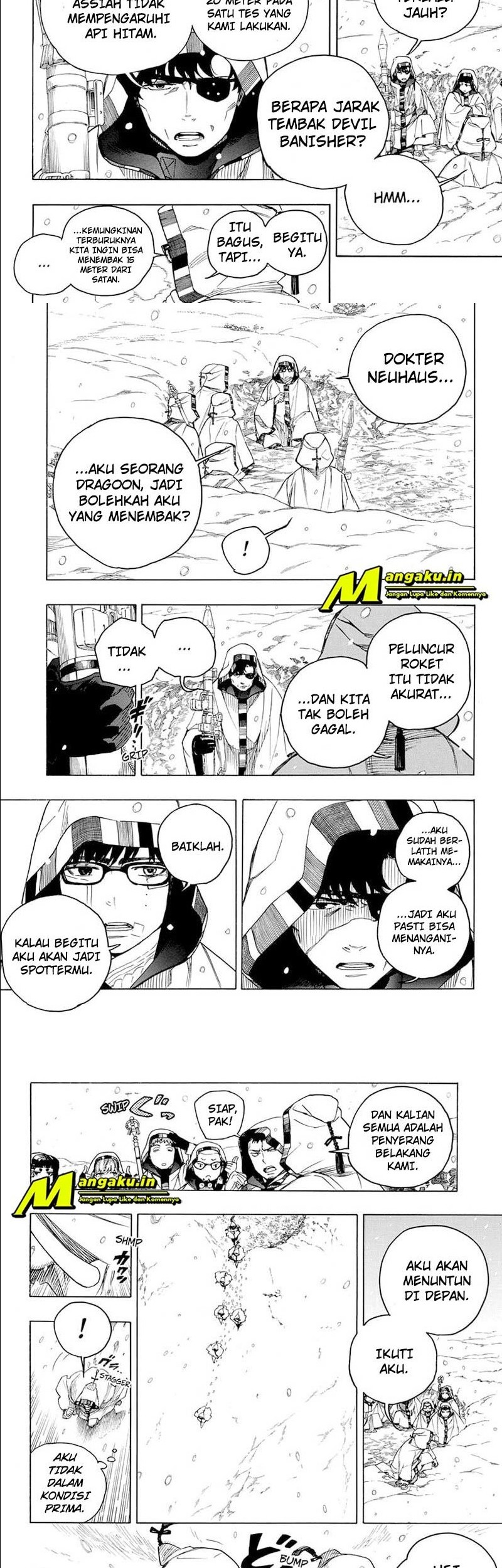 Ao no Exorcist chapter 133.2 halaman 2