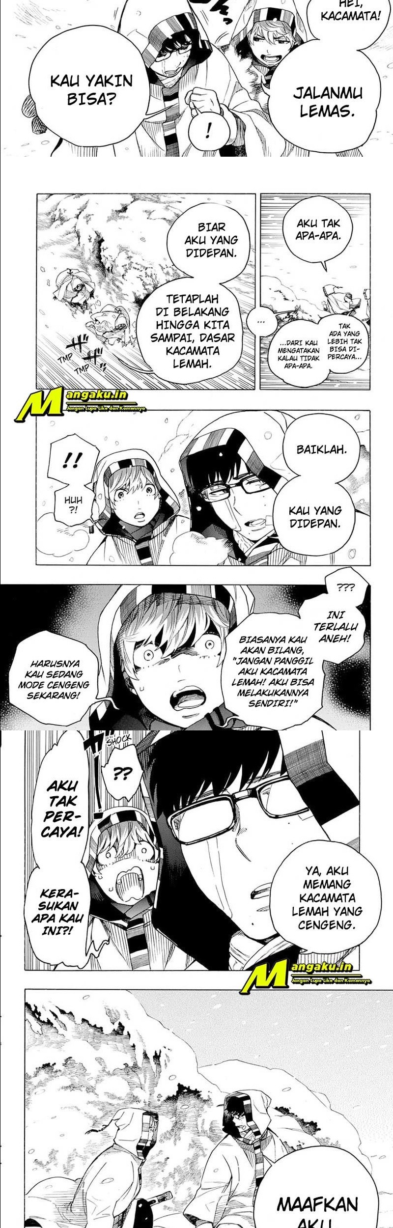 Ao no Exorcist chapter 133.2 halaman 3