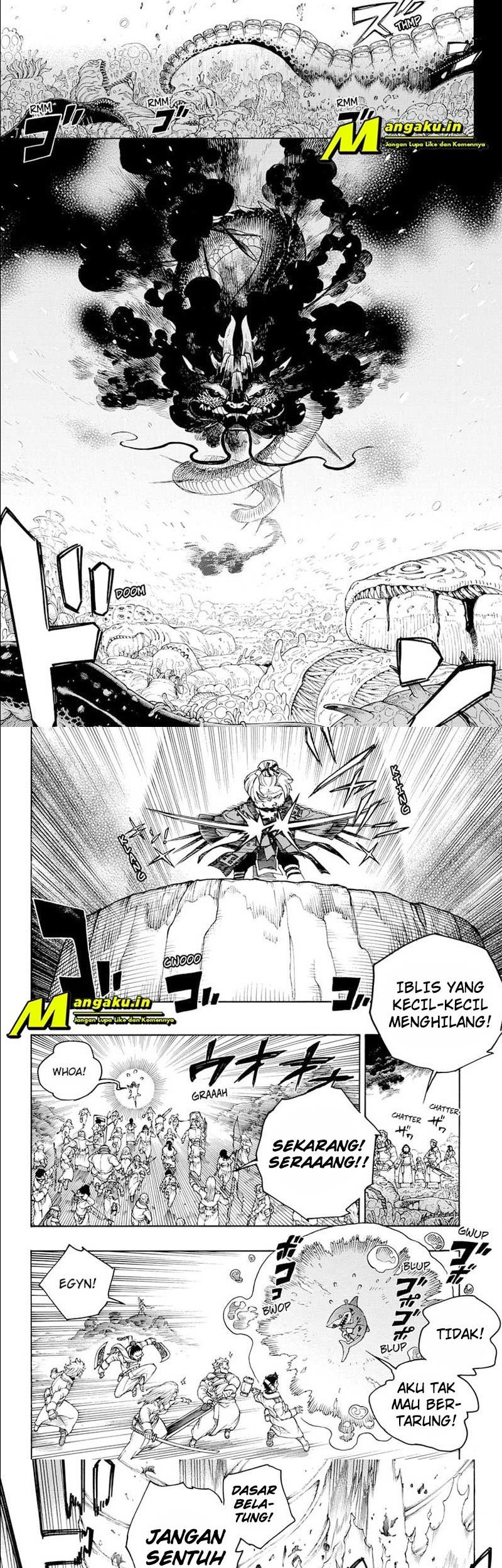 Ao no Exorcist chapter 133.2 halaman 5