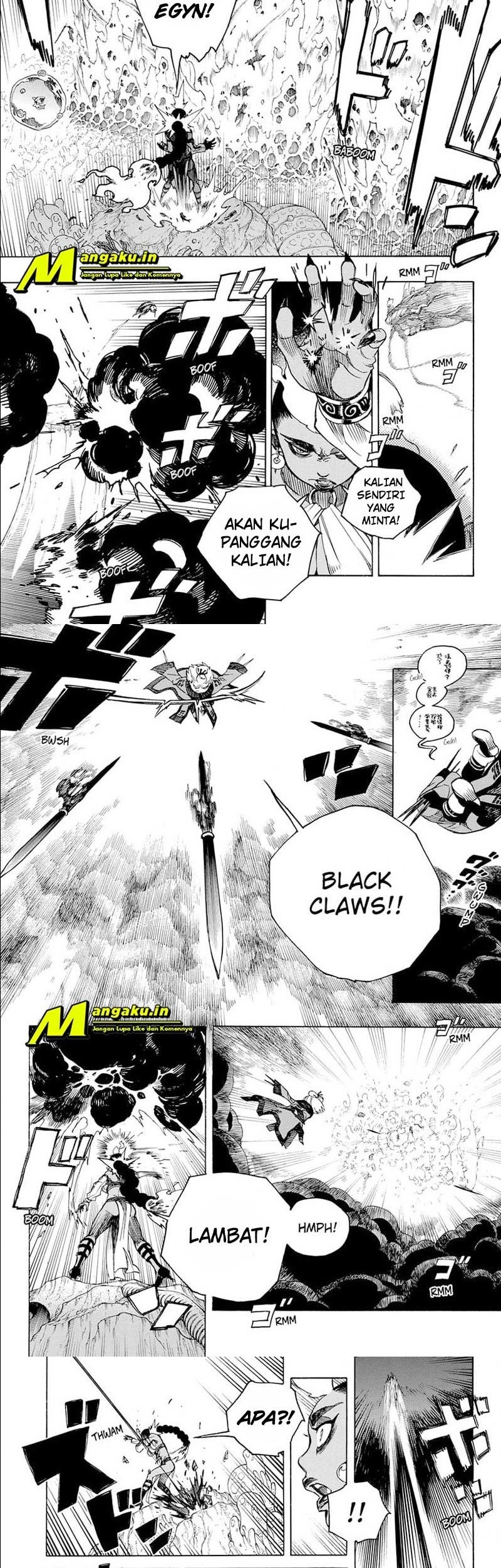 Ao no Exorcist chapter 133.2 halaman 6