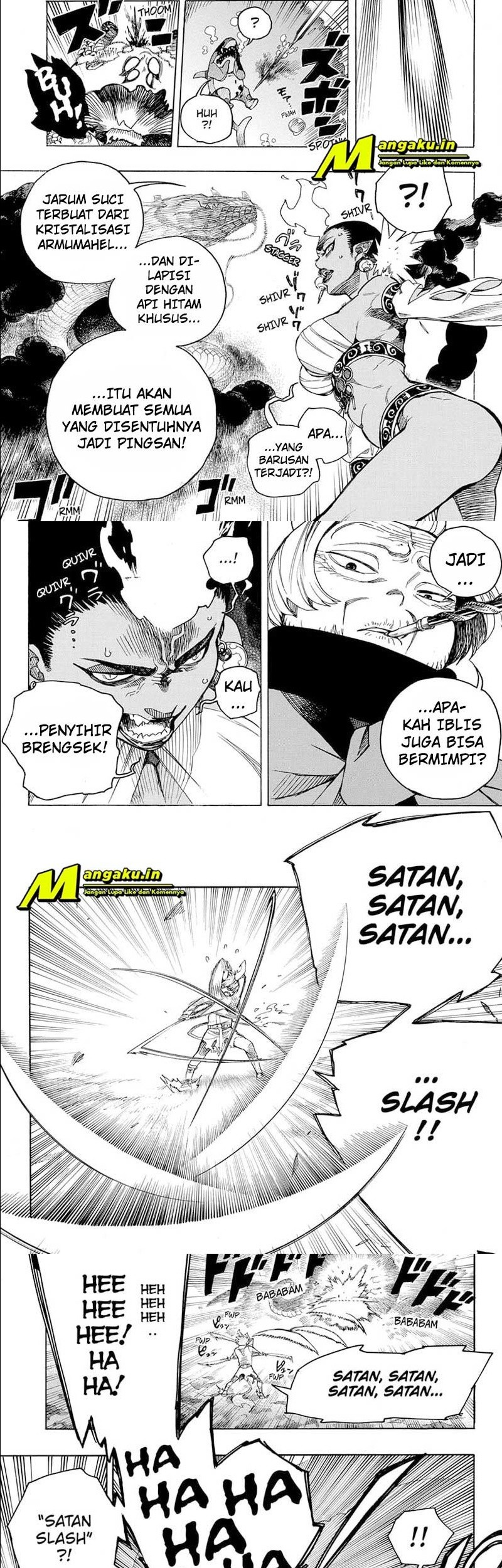 Ao no Exorcist chapter 133.2 halaman 7