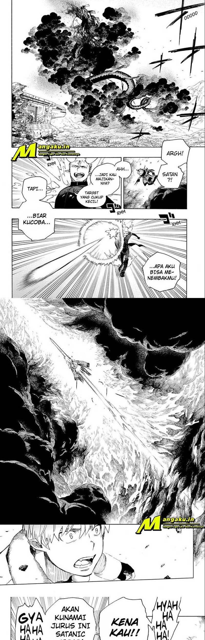 Ao no Exorcist chapter 133.2 halaman 11