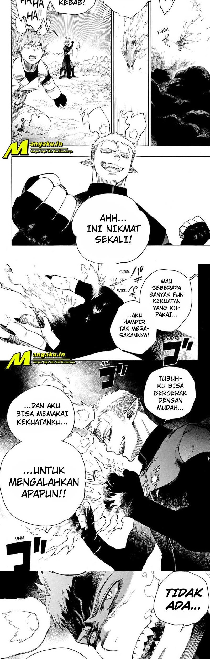 Ao no Exorcist chapter 133.2 halaman 12