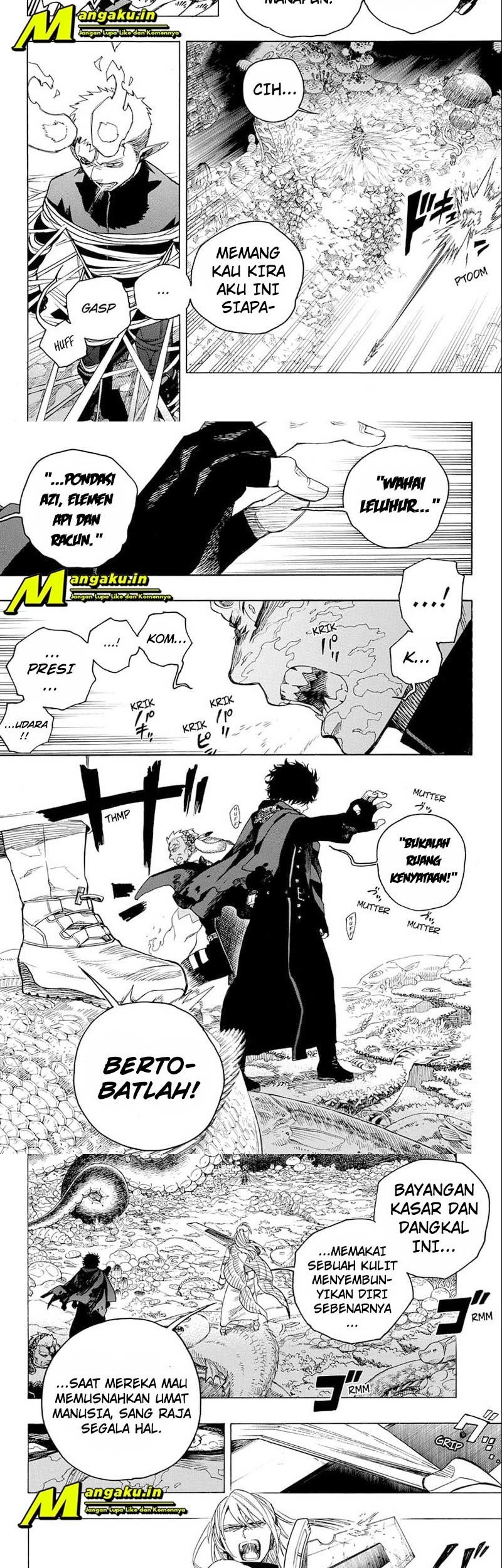 Ao no Exorcist chapter 133.2 halaman 14