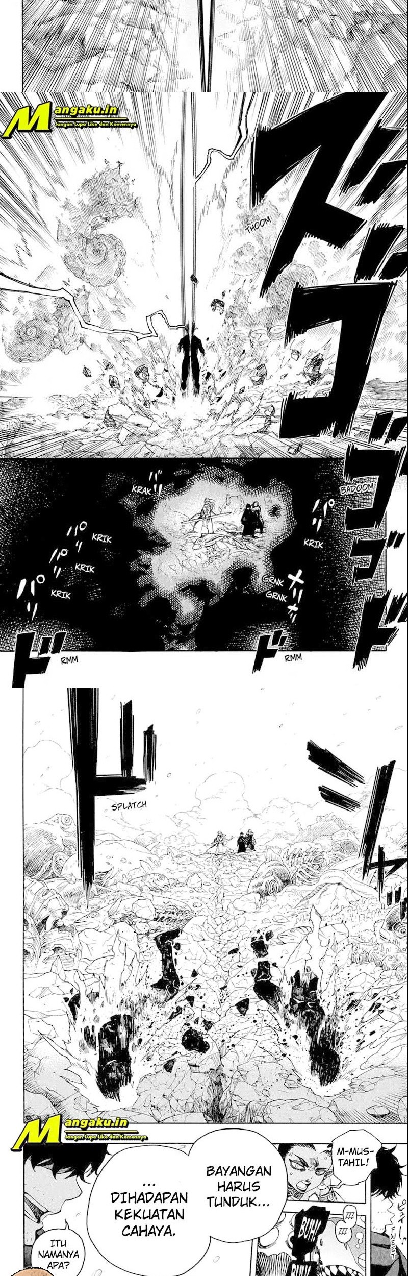 Ao no Exorcist chapter 133.2 halaman 17