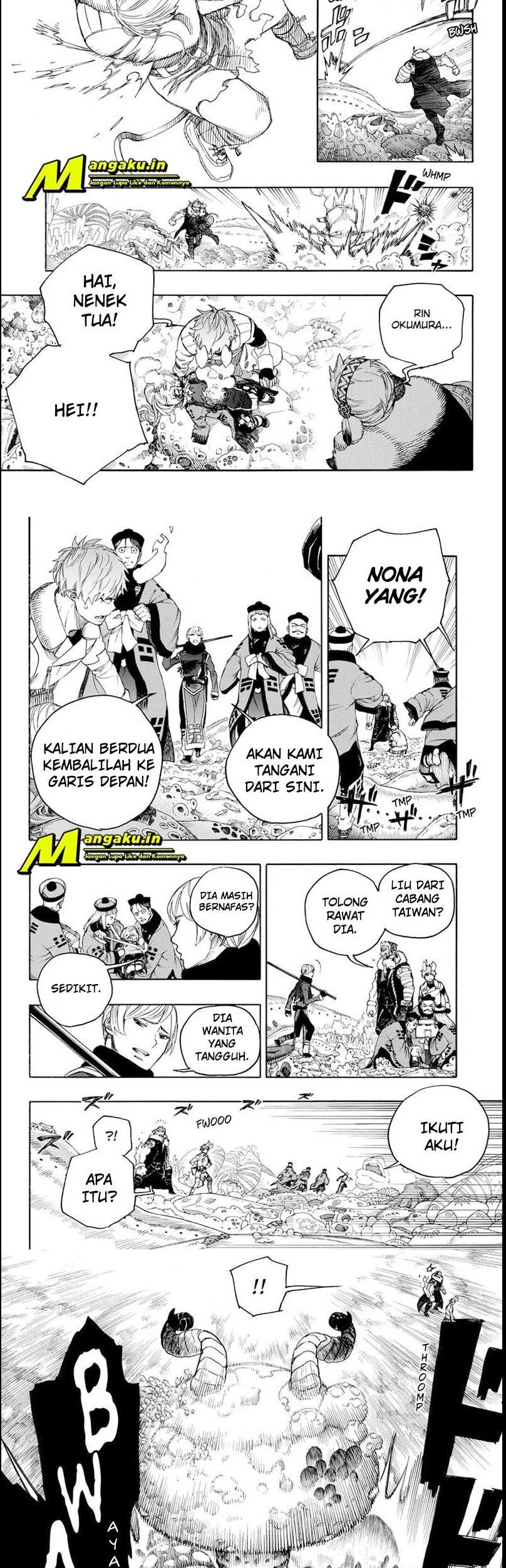 Ao no Exorcist chapter 134.1 halaman 5