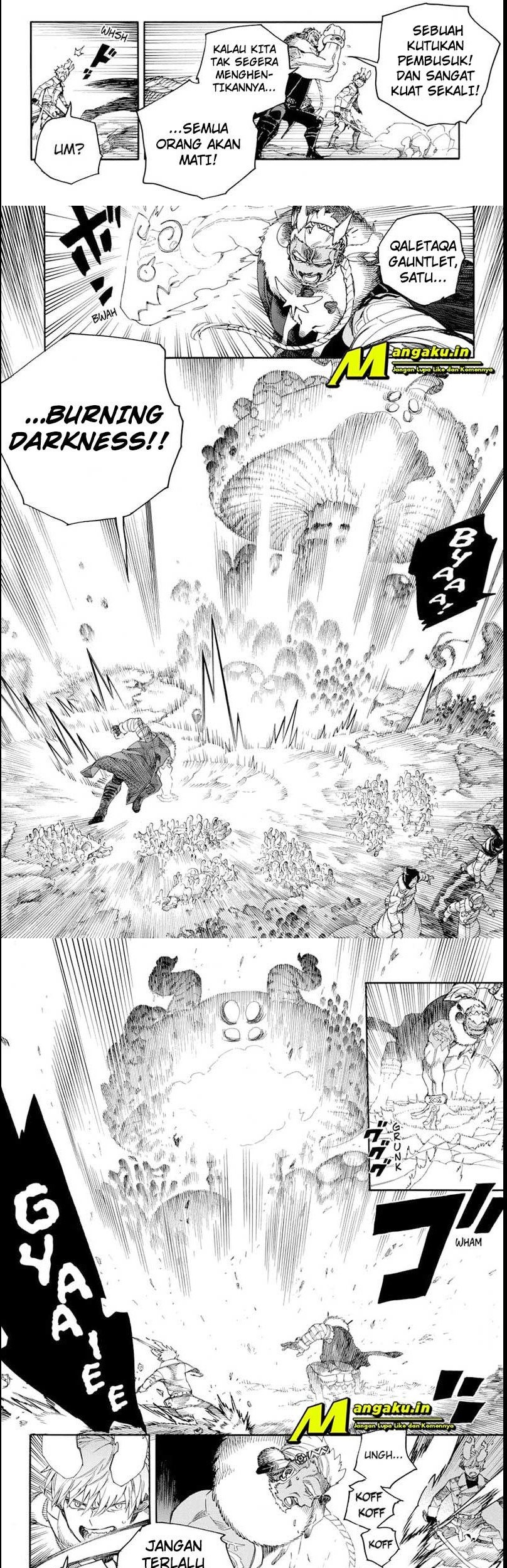 Ao no Exorcist chapter 134.1 halaman 7