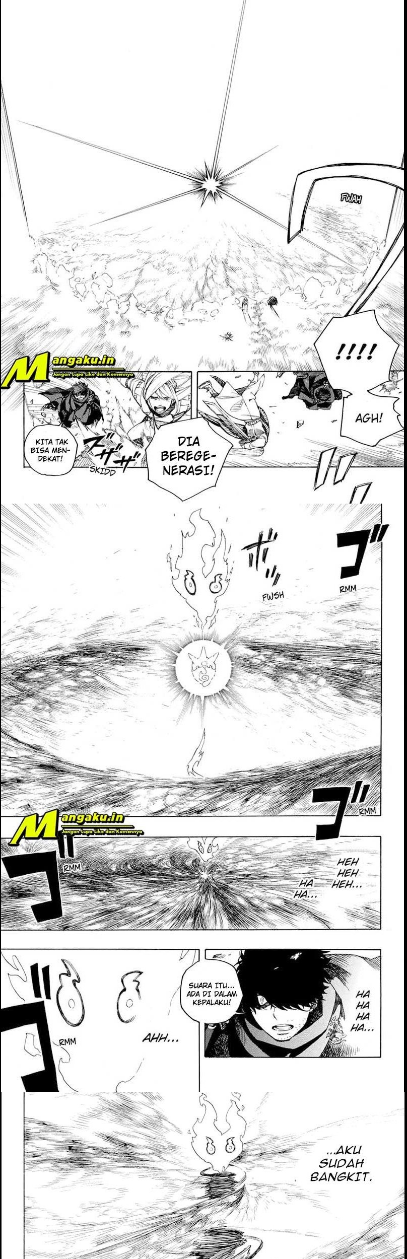 Ao no Exorcist chapter 134.1 halaman 9