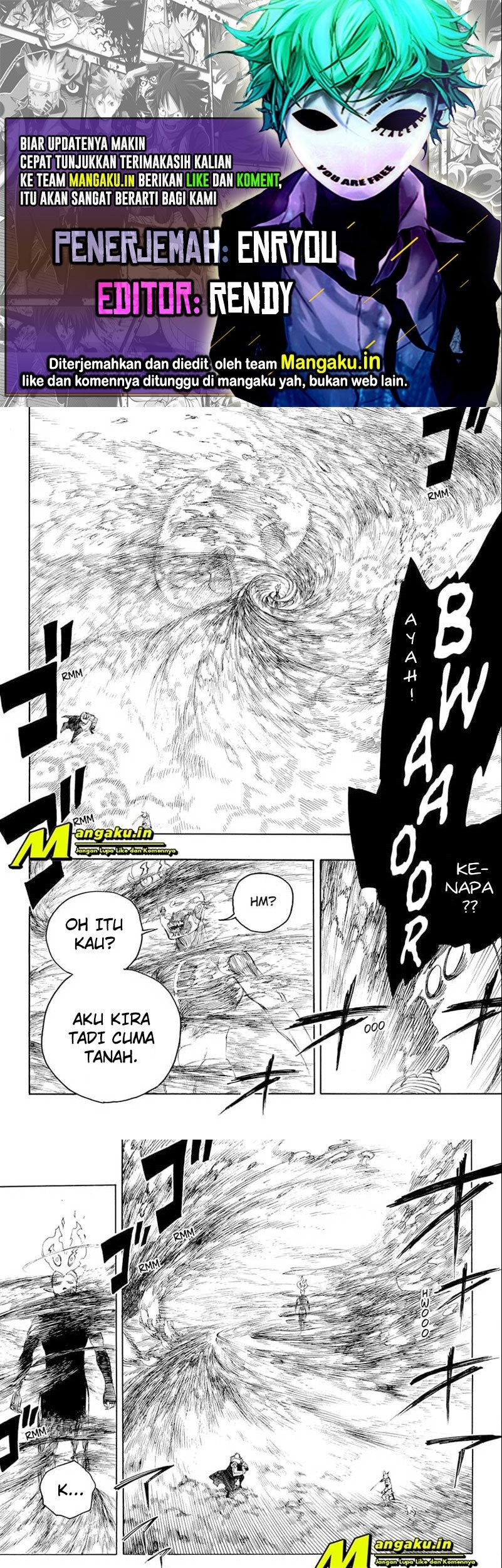 Ao no Exorcist chapter 134.2 halaman 1