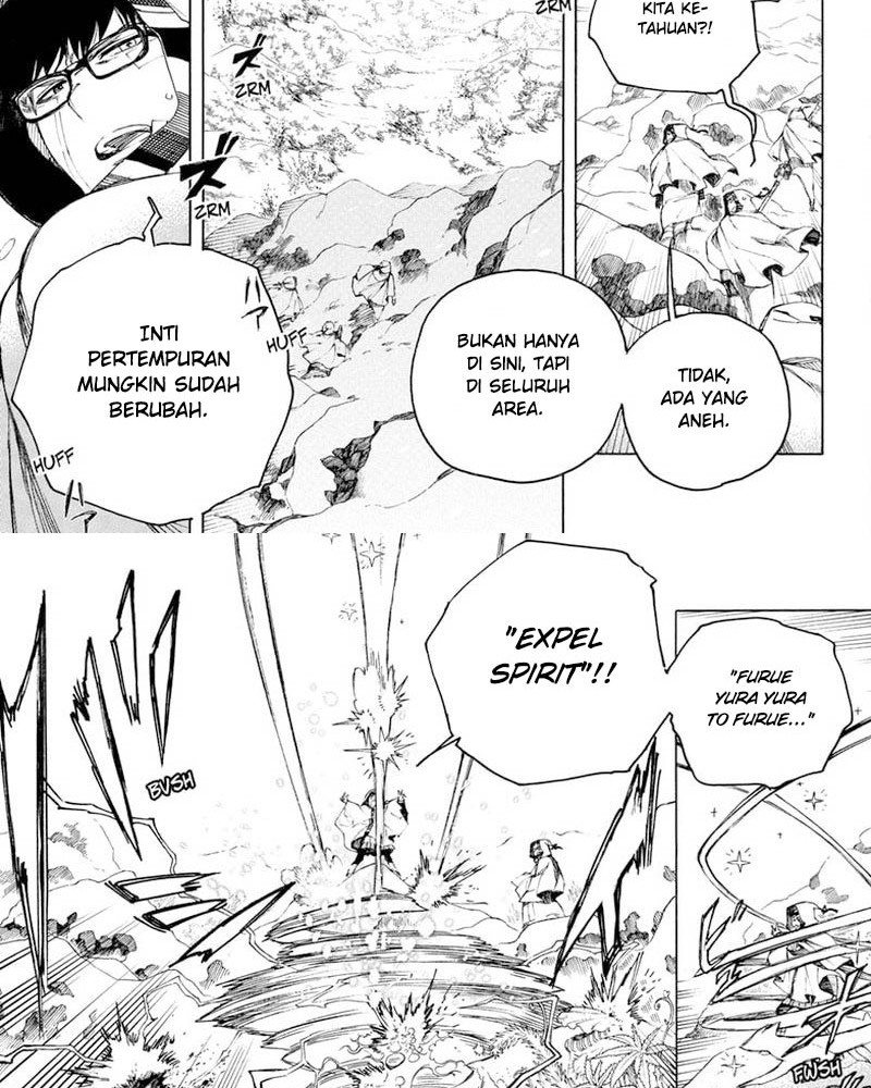 Ao no Exorcist chapter 135.1 halaman 7