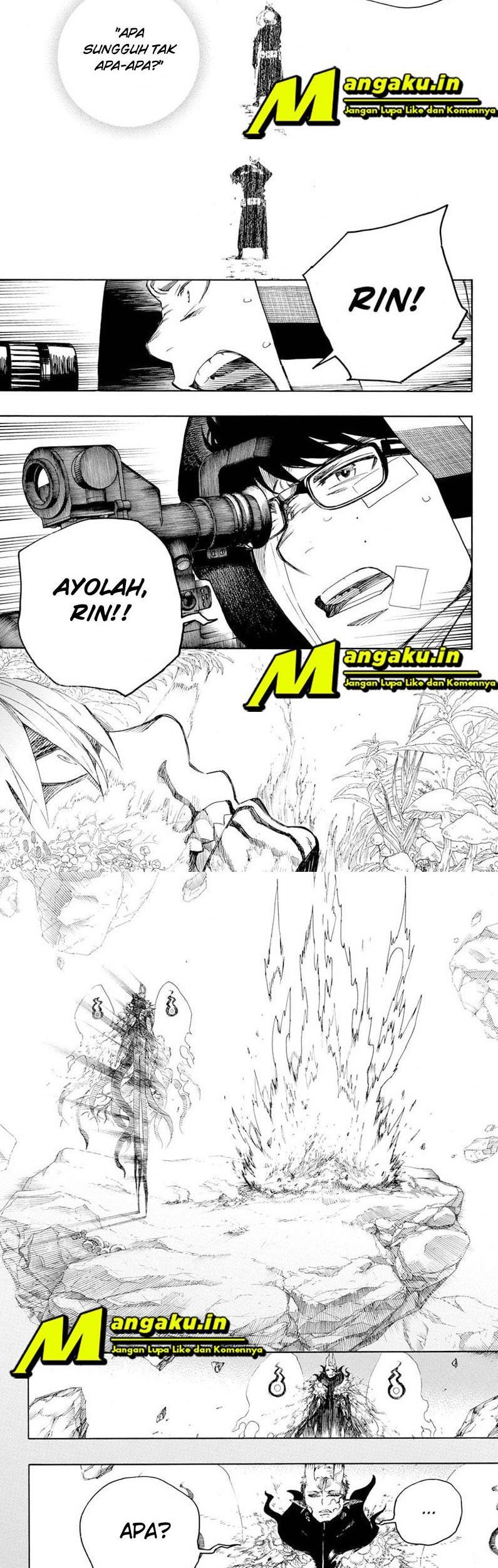 Ao no Exorcist chapter 135.2 halaman 9