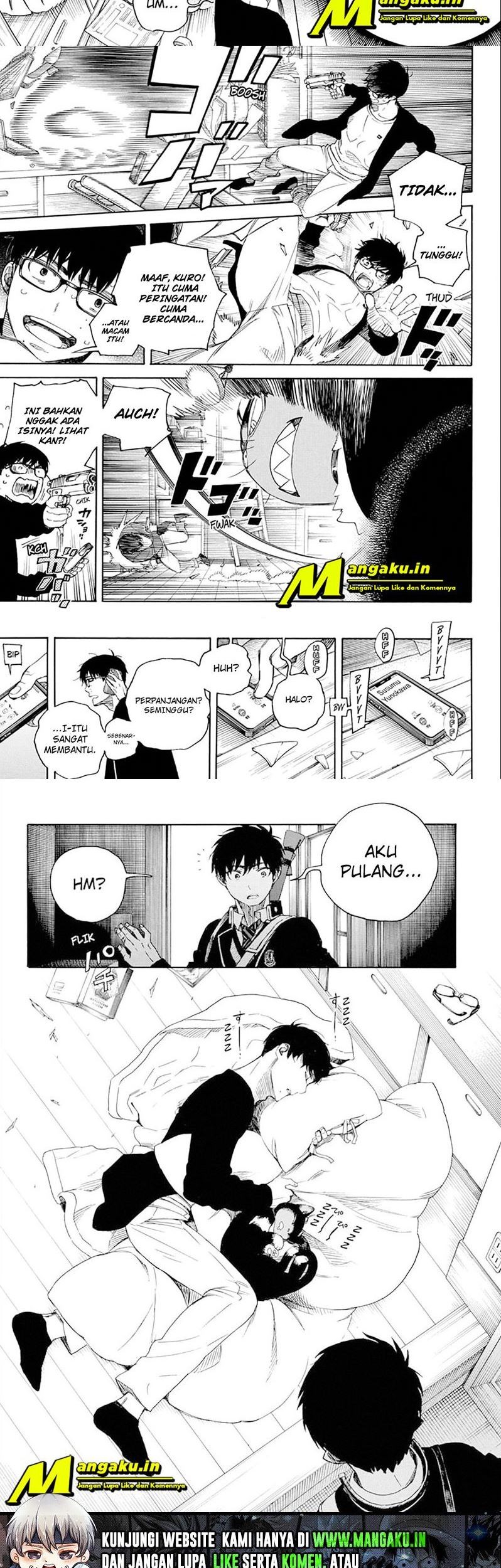 Ao no Exorcist chapter 135.5 halaman 9