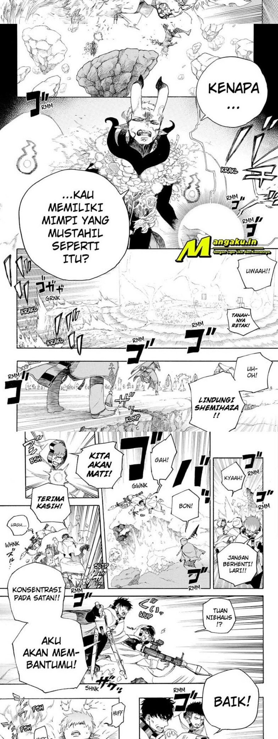 Ao no Exorcist Bab 136 halaman 3