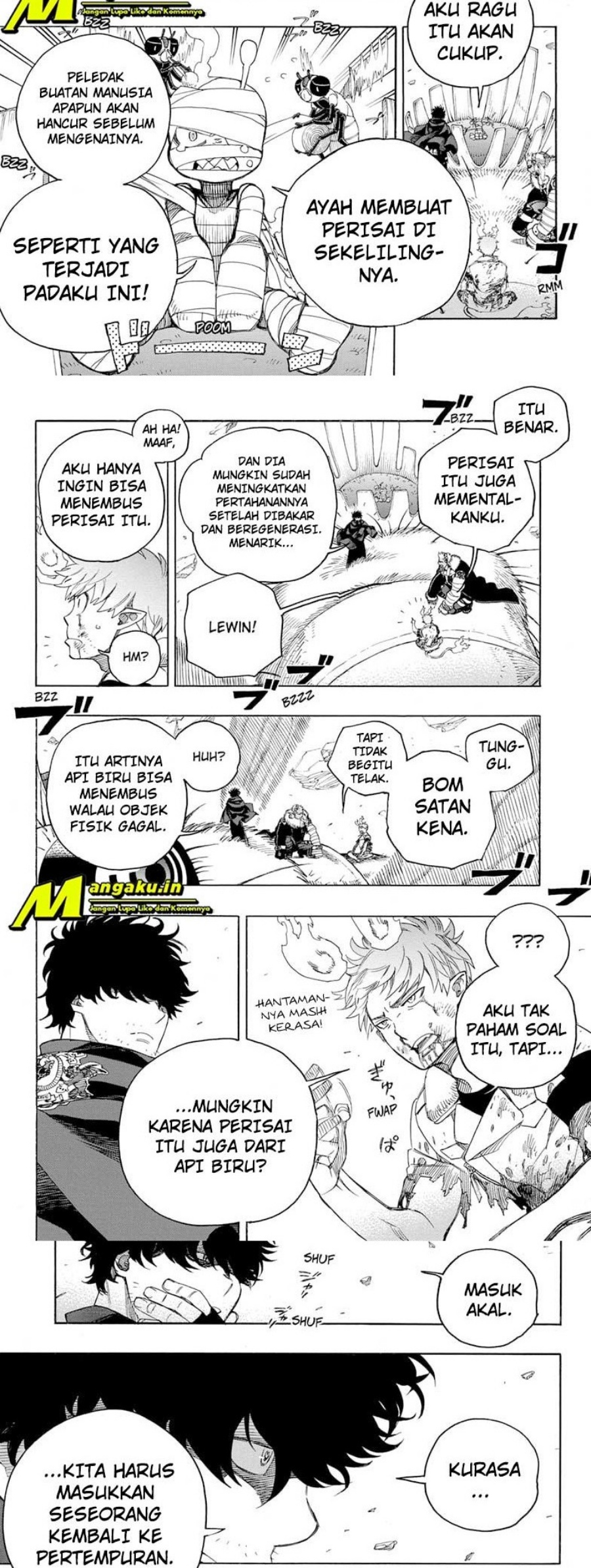 Ao no Exorcist Bab 136 halaman 5