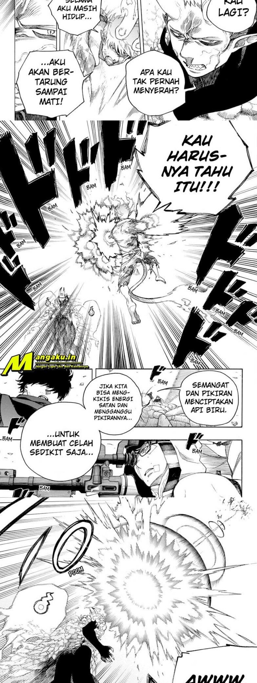 Ao no Exorcist Bab 136 halaman 9