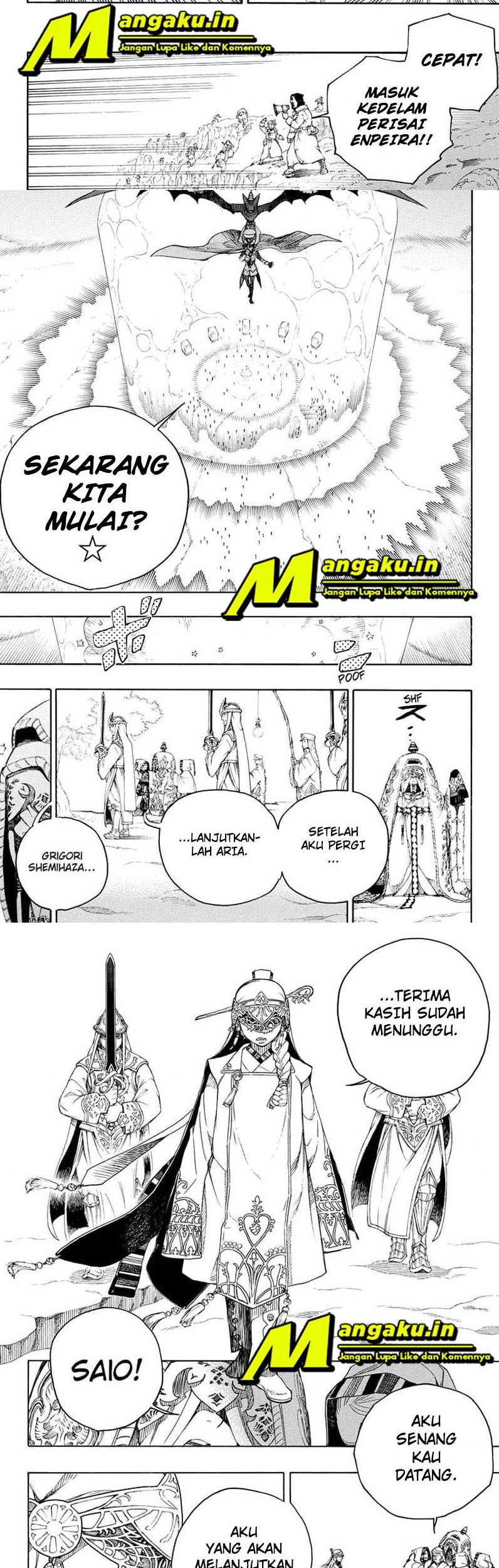 Ao no Exorcist chapter 137 halaman 4