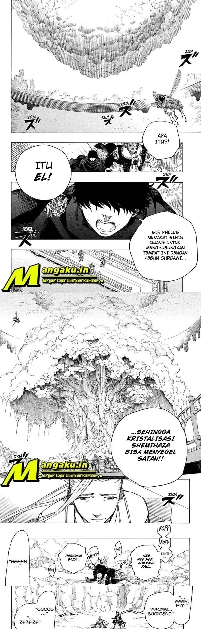 Ao no Exorcist chapter 137 halaman 8